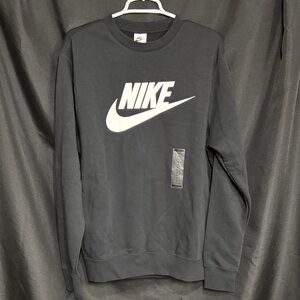 Nike Black Crewneck with White Logo